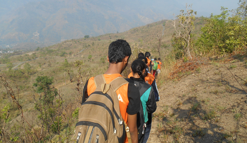 Way to Leimatak river, destination is 18km away from MMTA